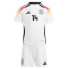 Conjunto (Camiseta+Pantalón Corto) Alemania Musiala 14 Primera Equipación Euro 2024 - Niño